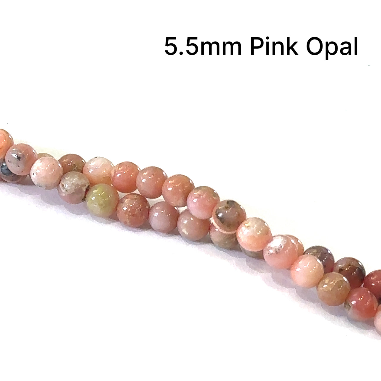 Pink Opal Gemstone Strands