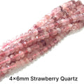Strawberry Quartz gemstone strands, jewelry supplies