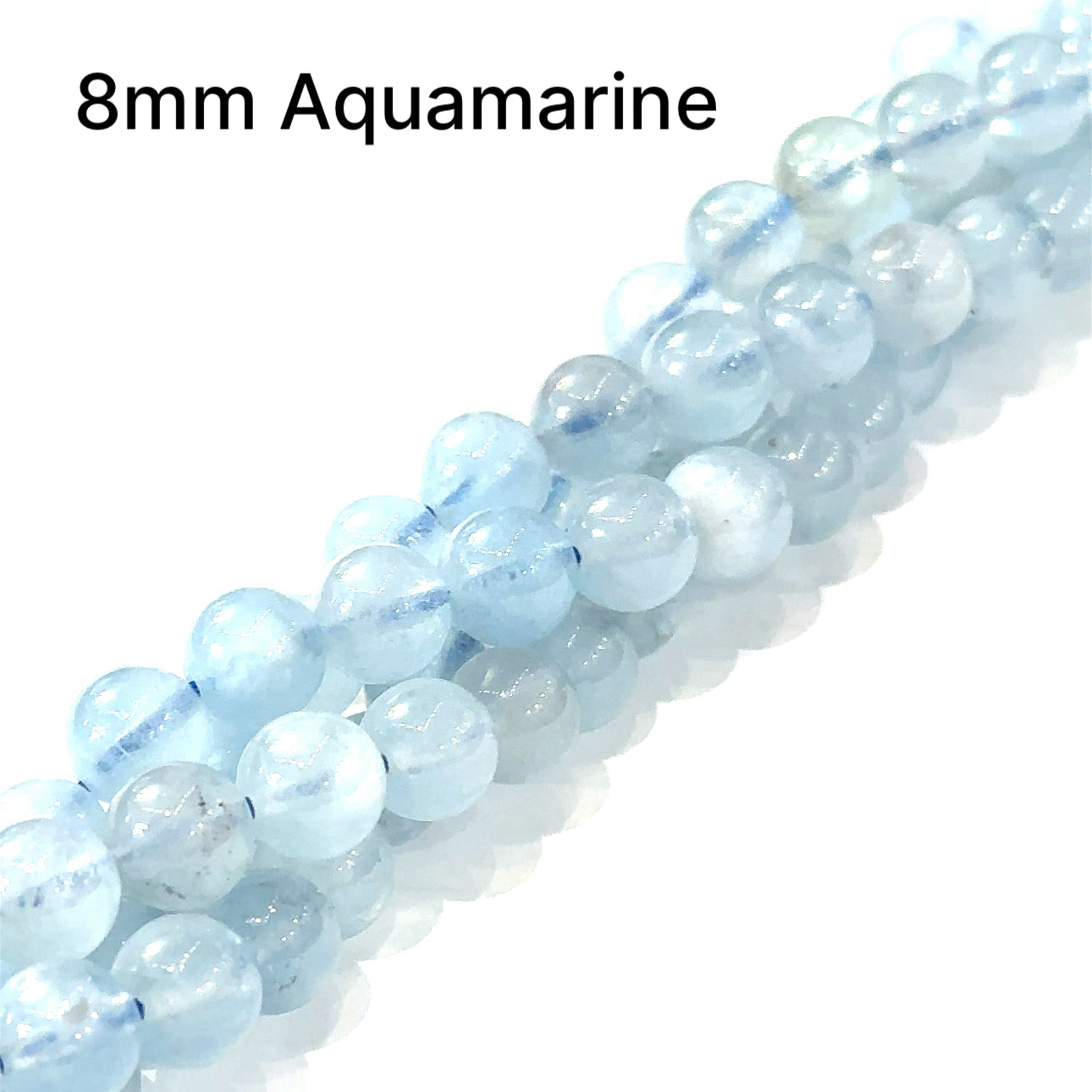 Aquamarine Gemstone Strands, jewelry supplies
