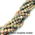 Unakite Gemstone Strands, Jewelry supplies