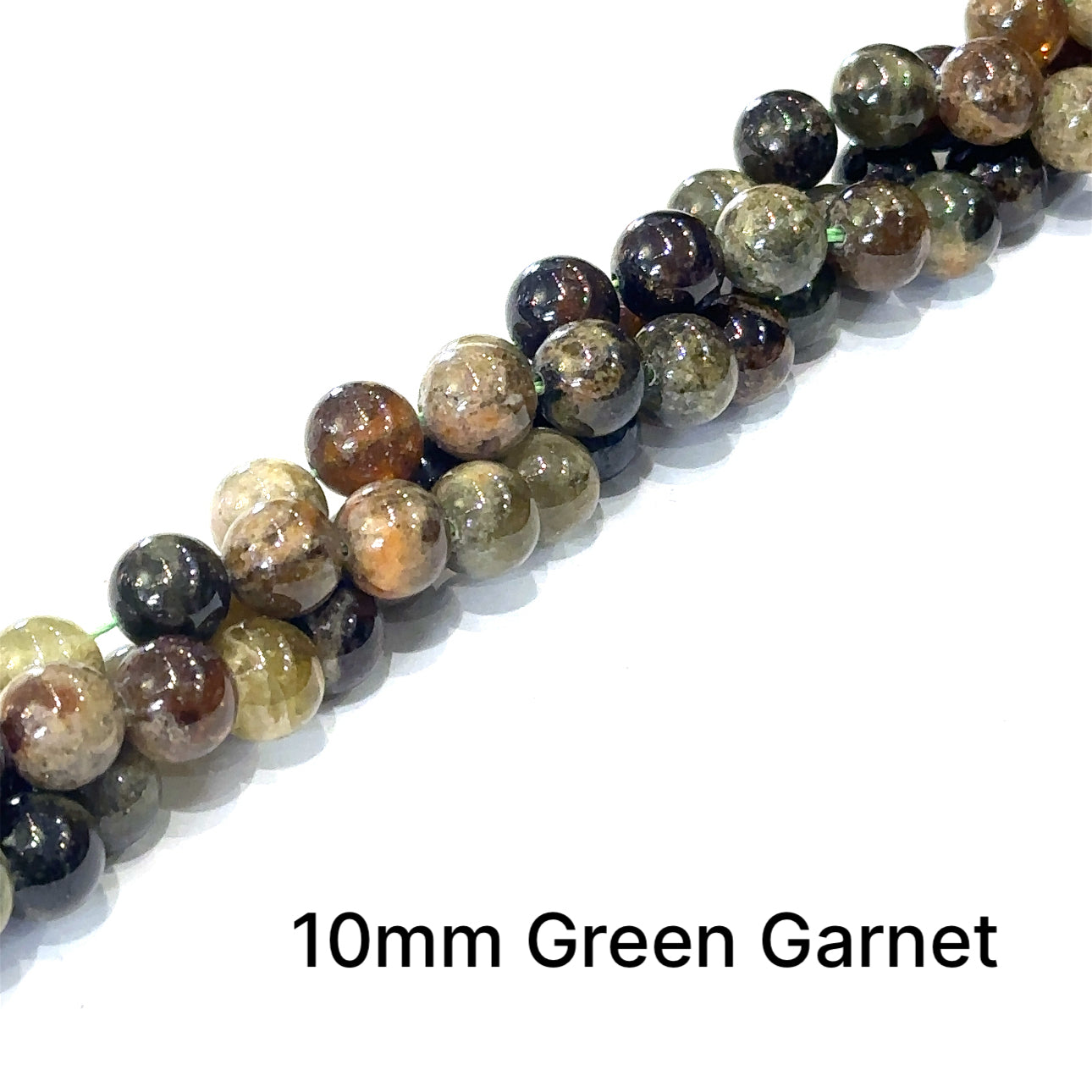 Green Garnet Gemstone Strands