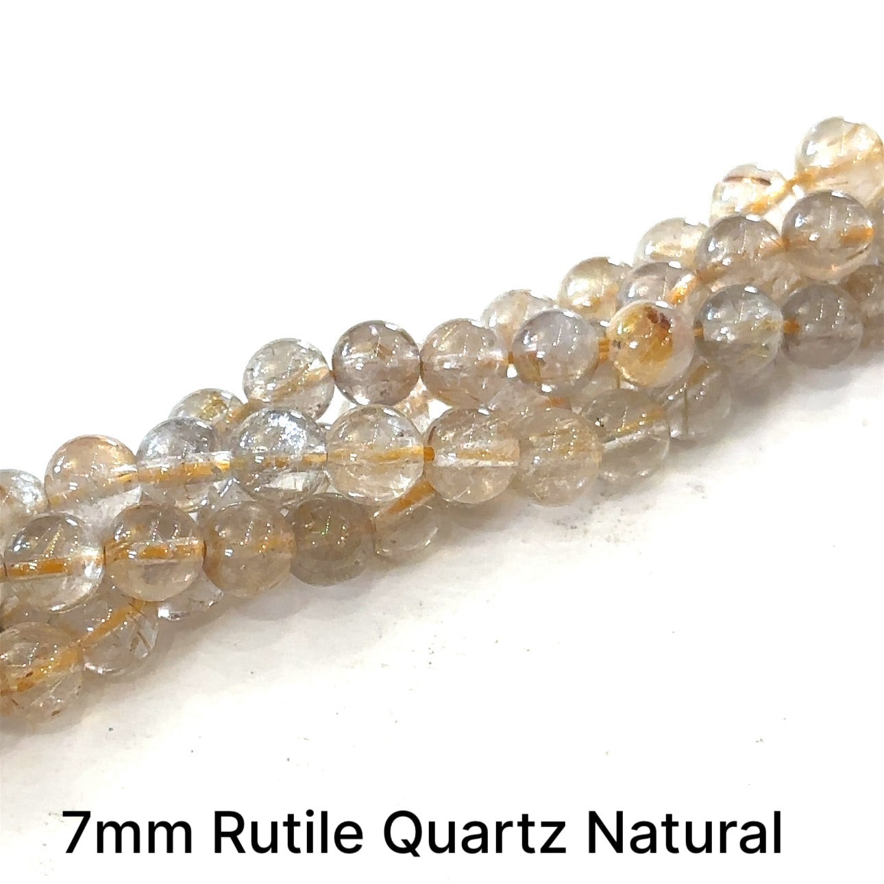 Rutilated Quartz Gemstone Strands