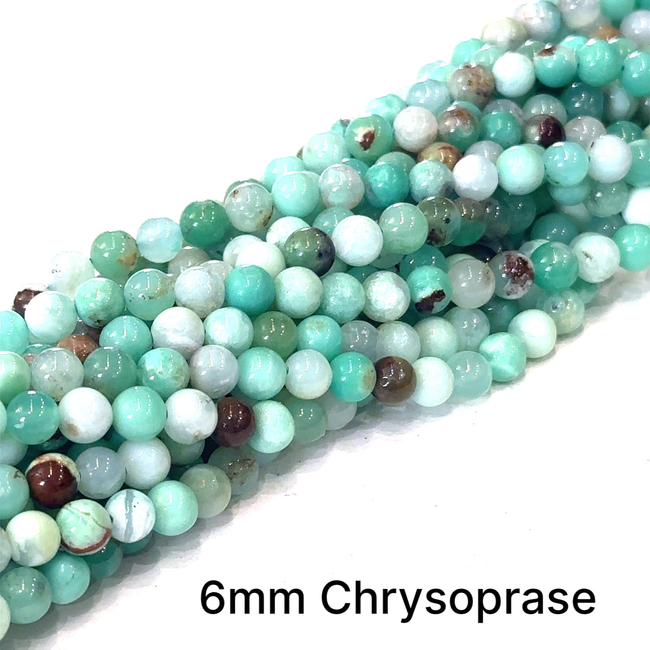 Chrysoprase Gemstone Strands, Jewelry supplies