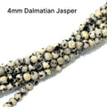 Dalmatian Jasper Gemstone Strands, Jewelry supplies