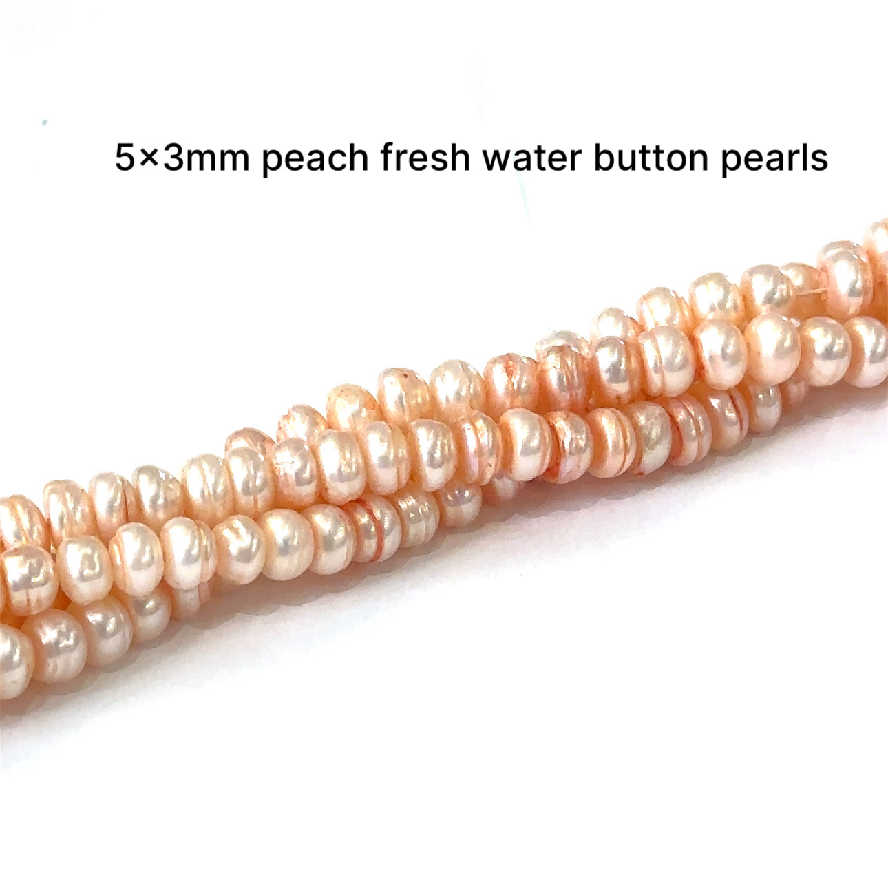 Fresh Water Pearls,  Fresh Water Button Pearl Strands, jewelry supplies