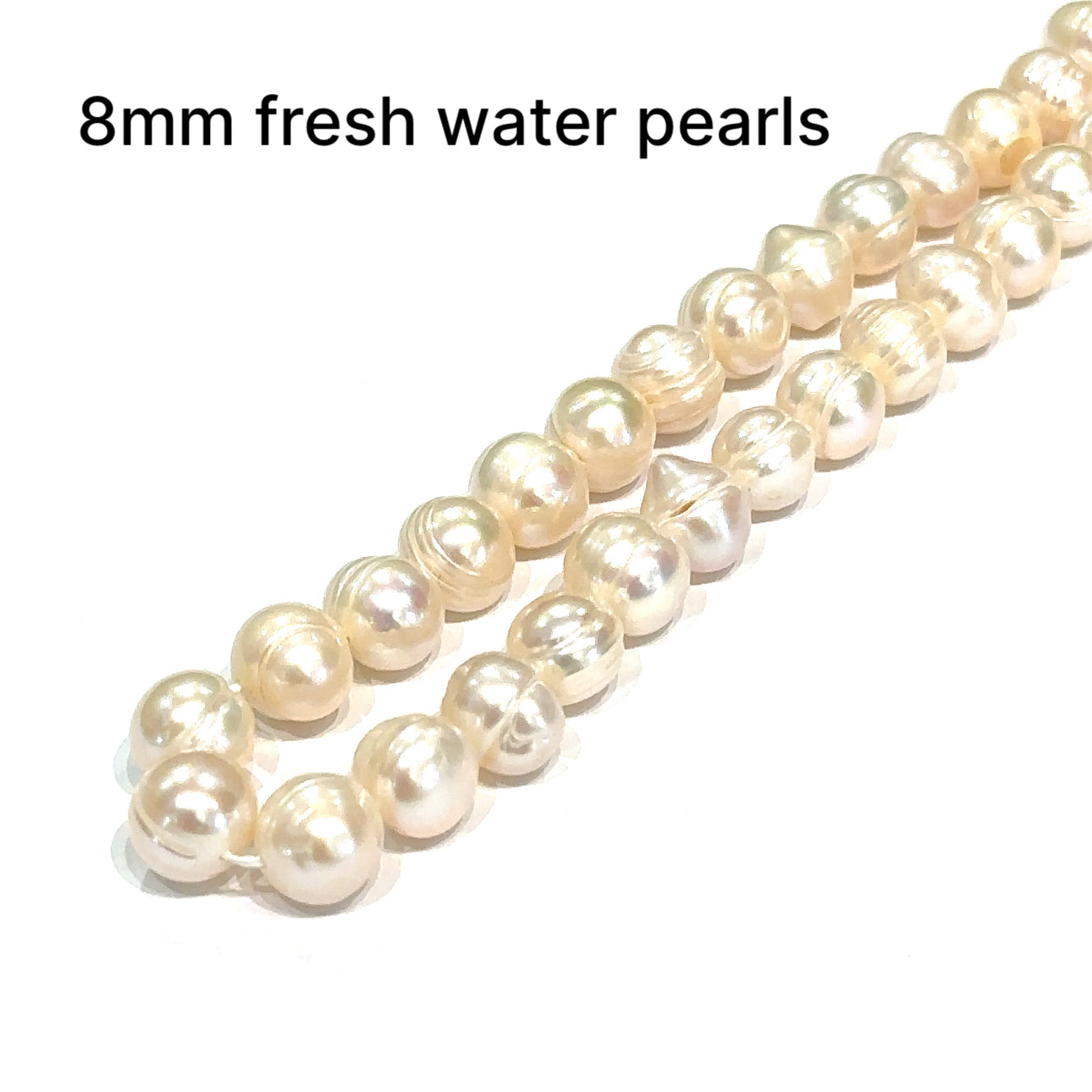 Fresh Water Round Pearl,  Fresh Water Pearl Strands