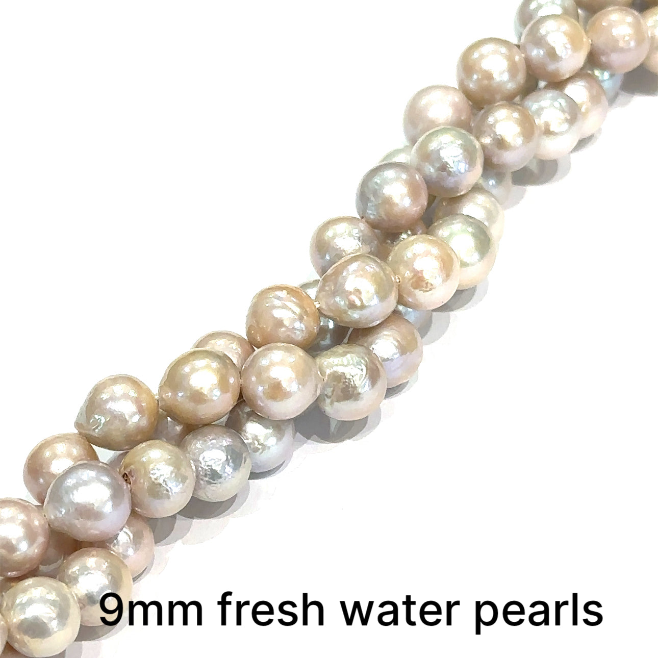 Fresh Water Round Pearl,  Fresh Water Pearl Strands