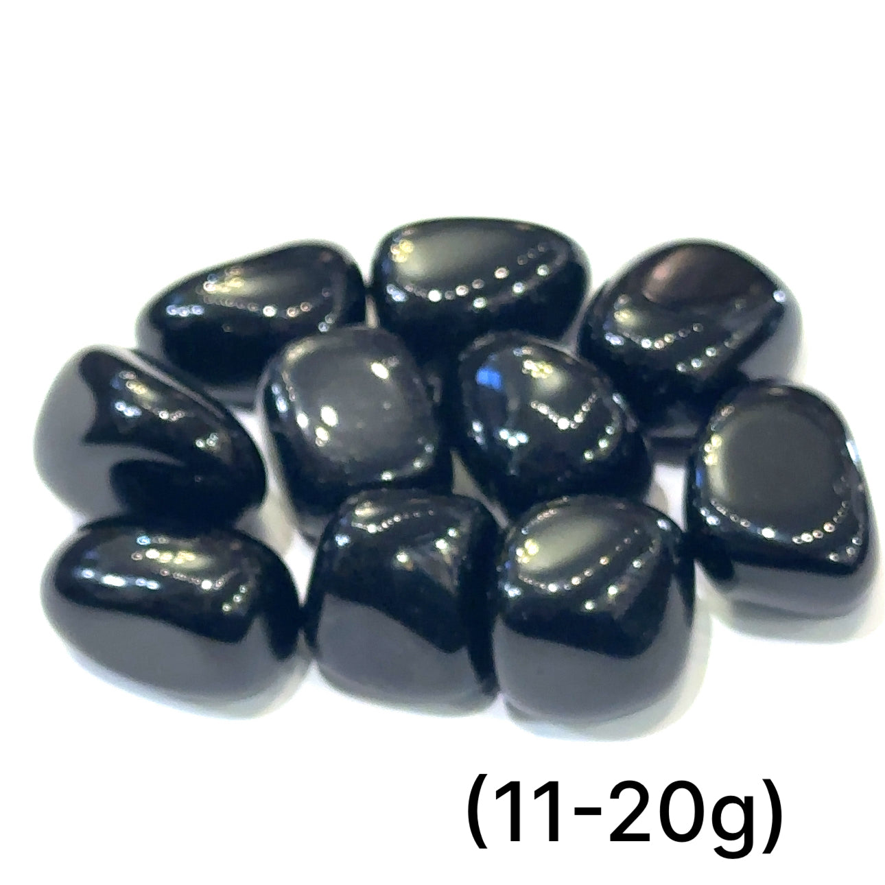 Black Obsidian tumbled gemstone