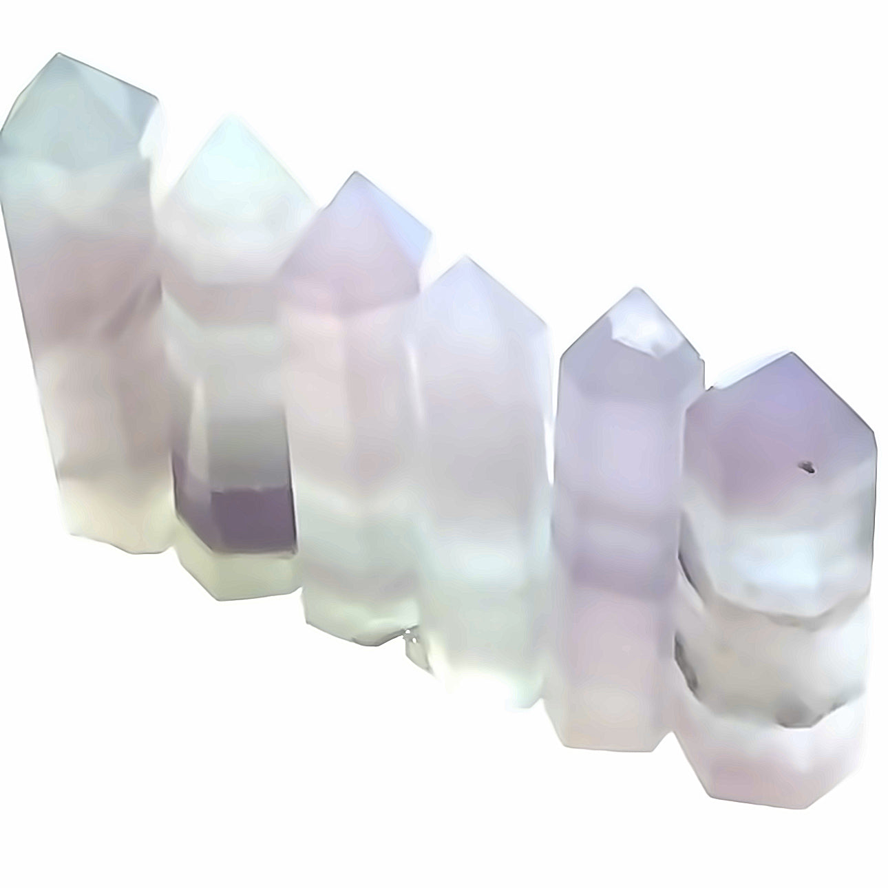 Lavender Fluorite gemstone Tower