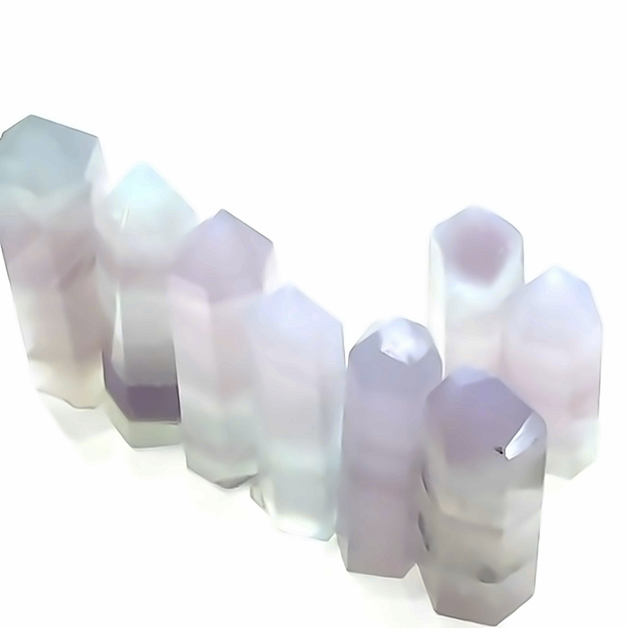 Lavender Fluorite gemstone Tower