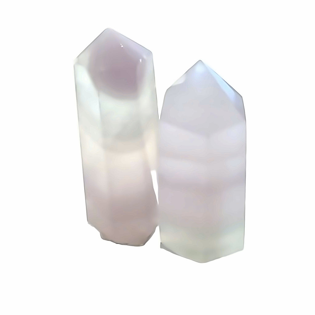 Lavender Fluorite gemstone Tower