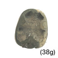 Ammonite with Pyrite gemstone slice, Raw gemstone