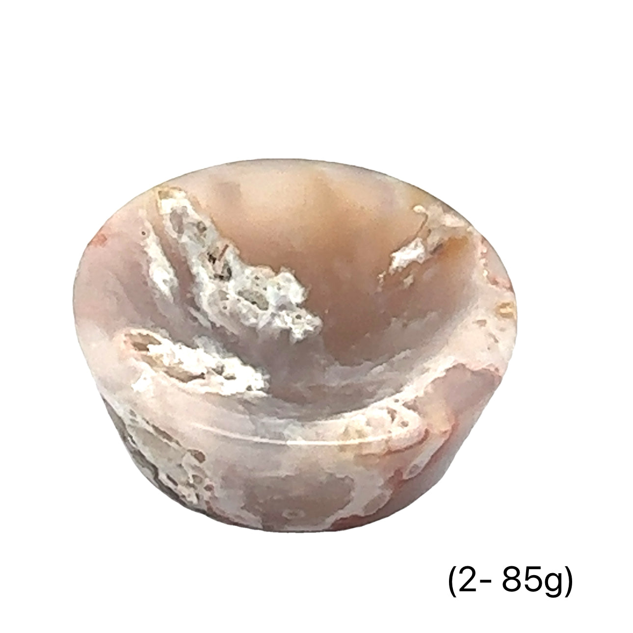 Flower Agate gemstone Mini bowls / sphere stands