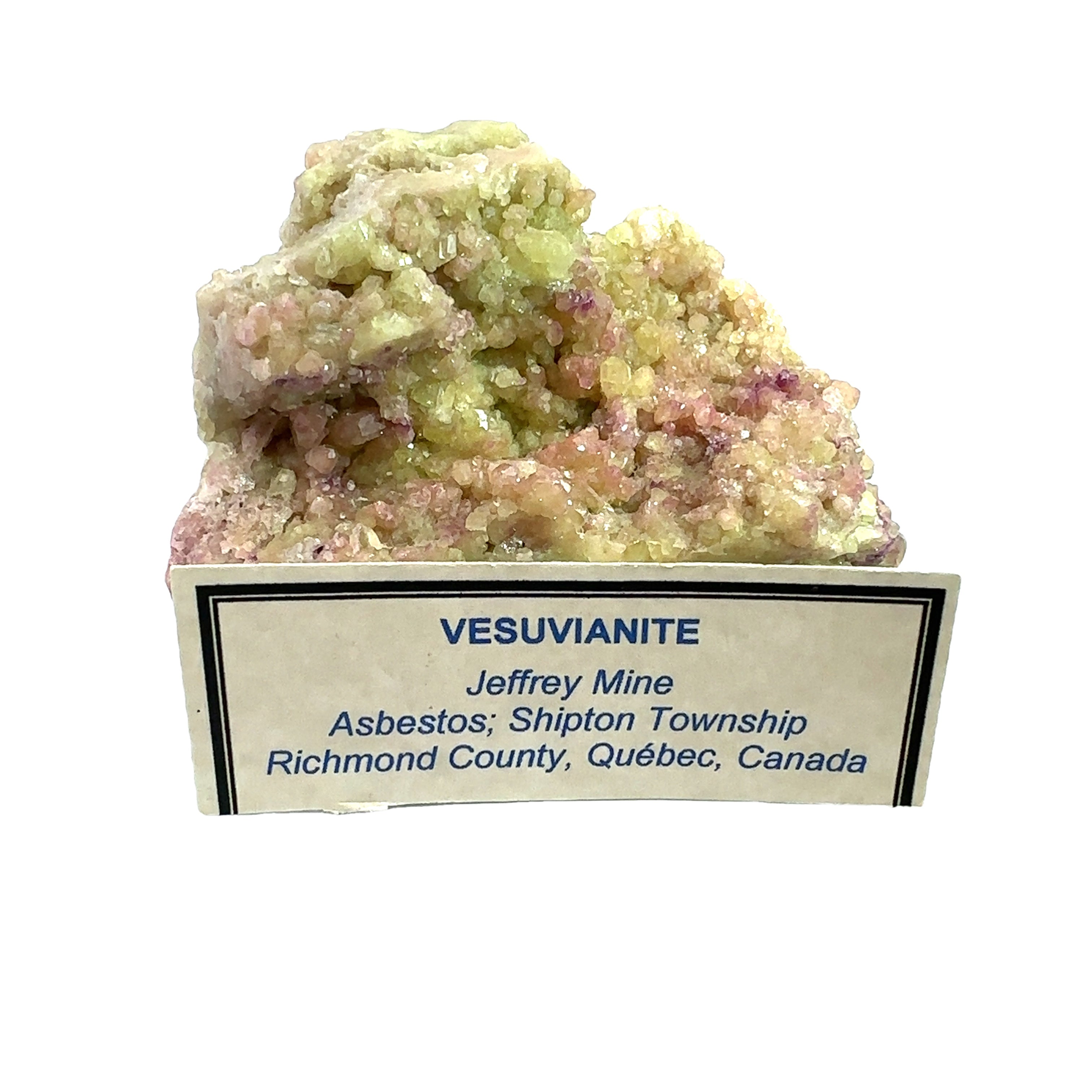 Vesuvianite Raw Gemstone (Jeffrey Mine, CA)