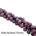 Ruby Gemstone (Sir Lanka)  Strands, jewelry supplies