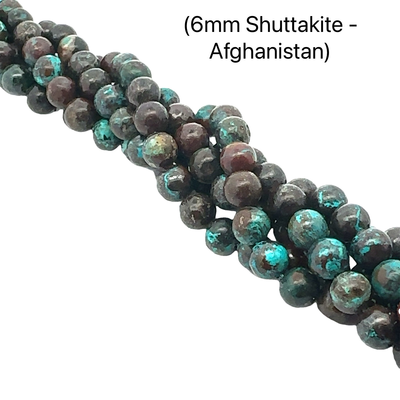 Shattuckite gemstone strands, Jewelry supplies