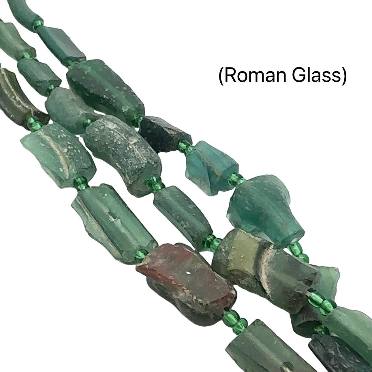 Roman Glass Beaded Strands, Jewelry Supplies