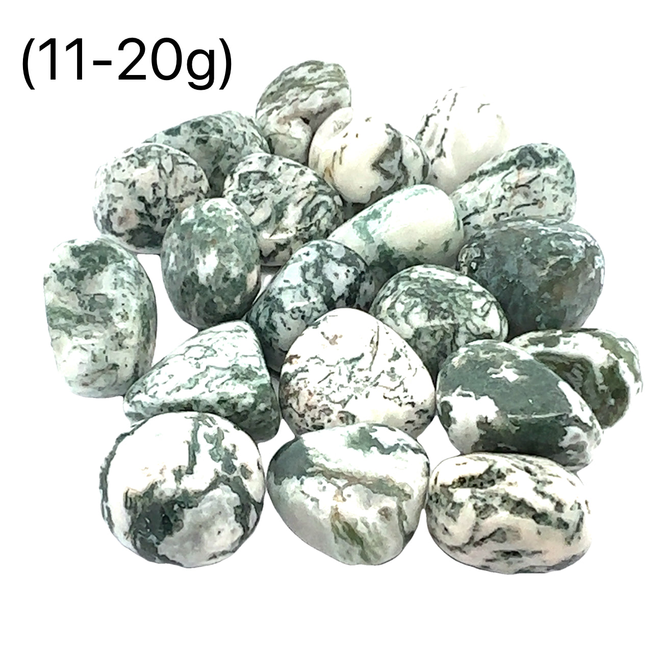 Tree Agate tumbled gemstone