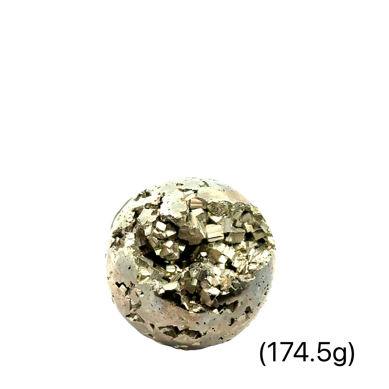 Pyrite gemstones Sphere