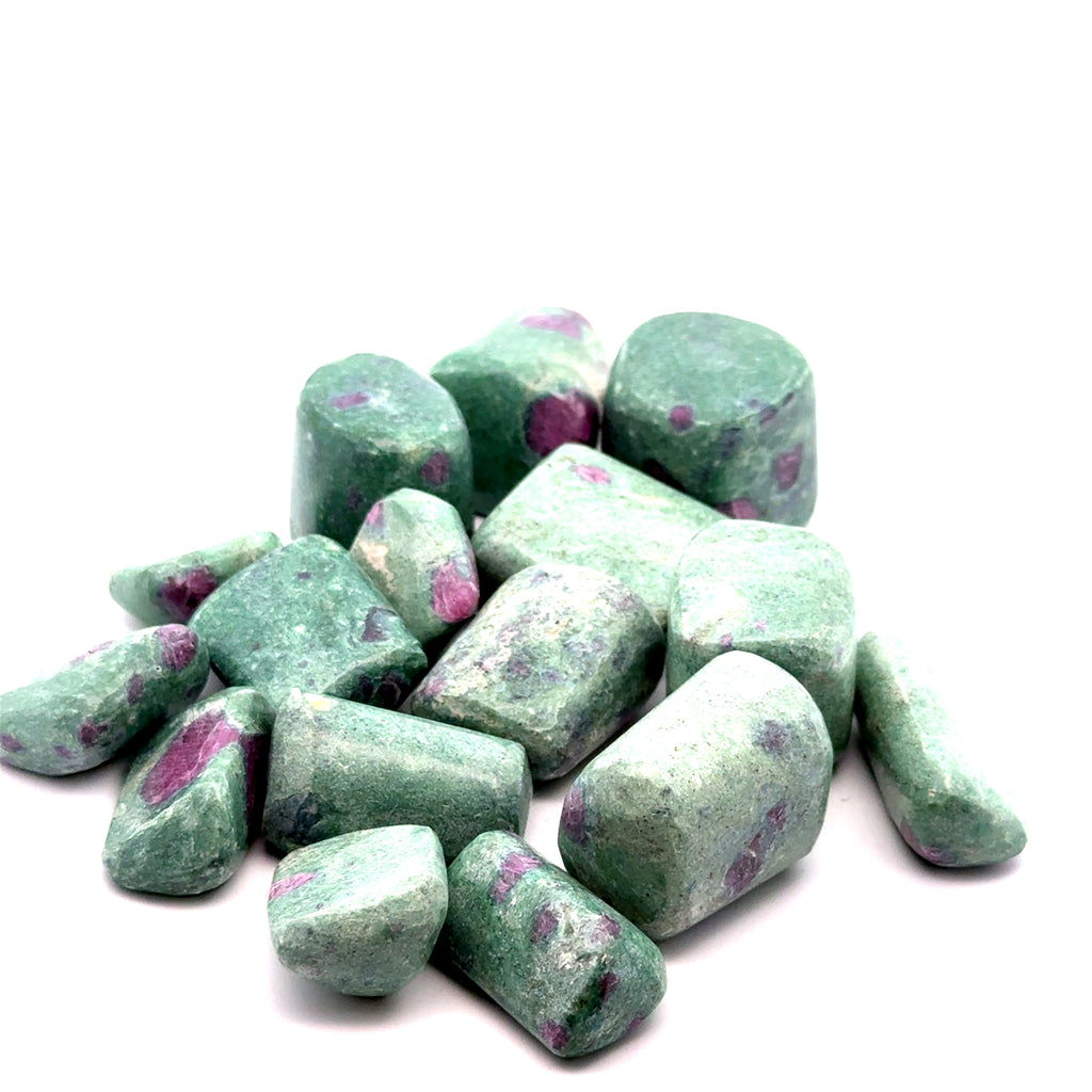 Ruby Fuchsite tumbled  Gemstones