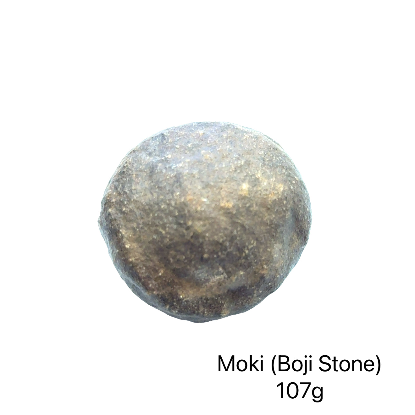 A group of Moki Stone used for grounding meditation and energy balancing weighed 107g on a white background overview.