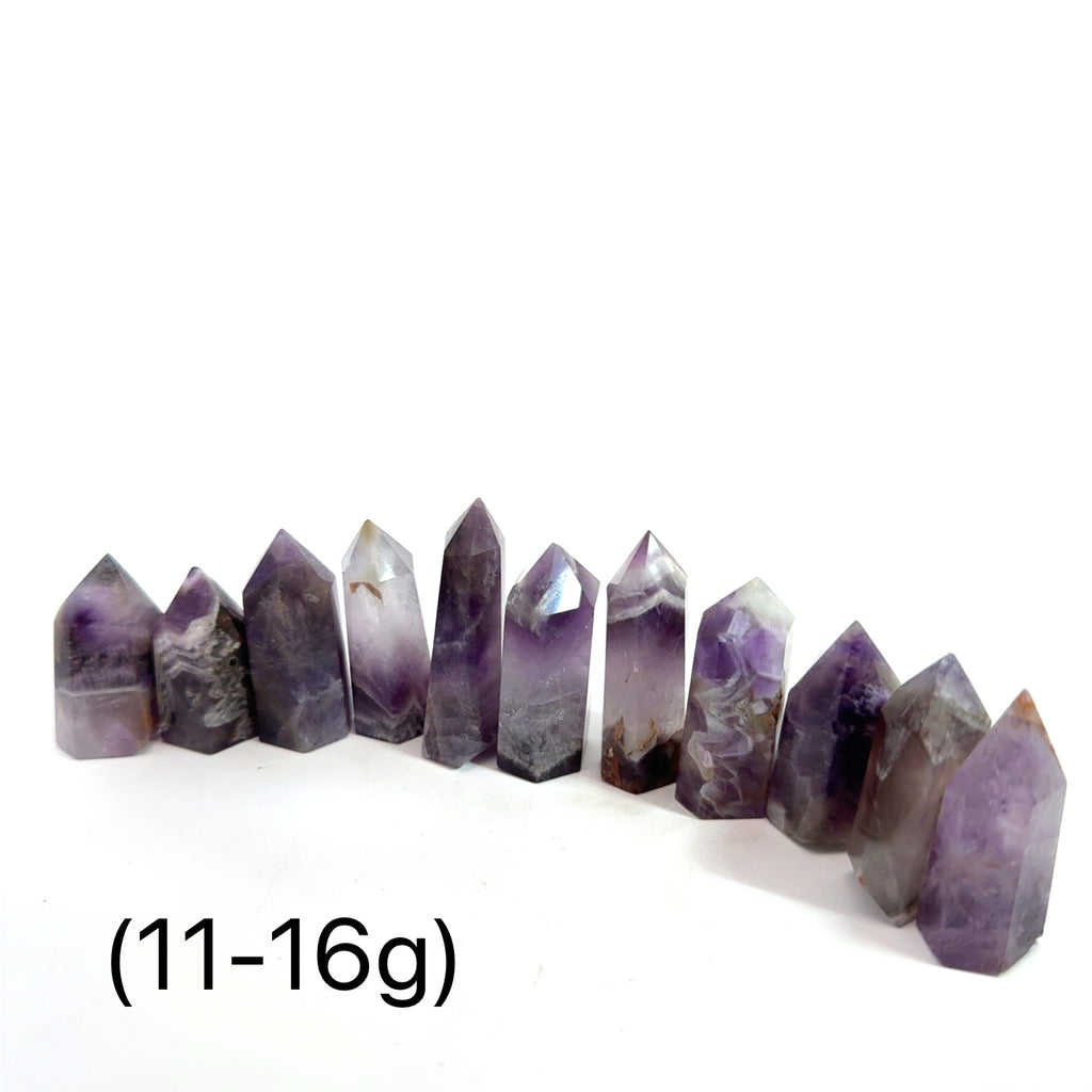 Amegreen Gemstone Tower 11-16g on white front overview