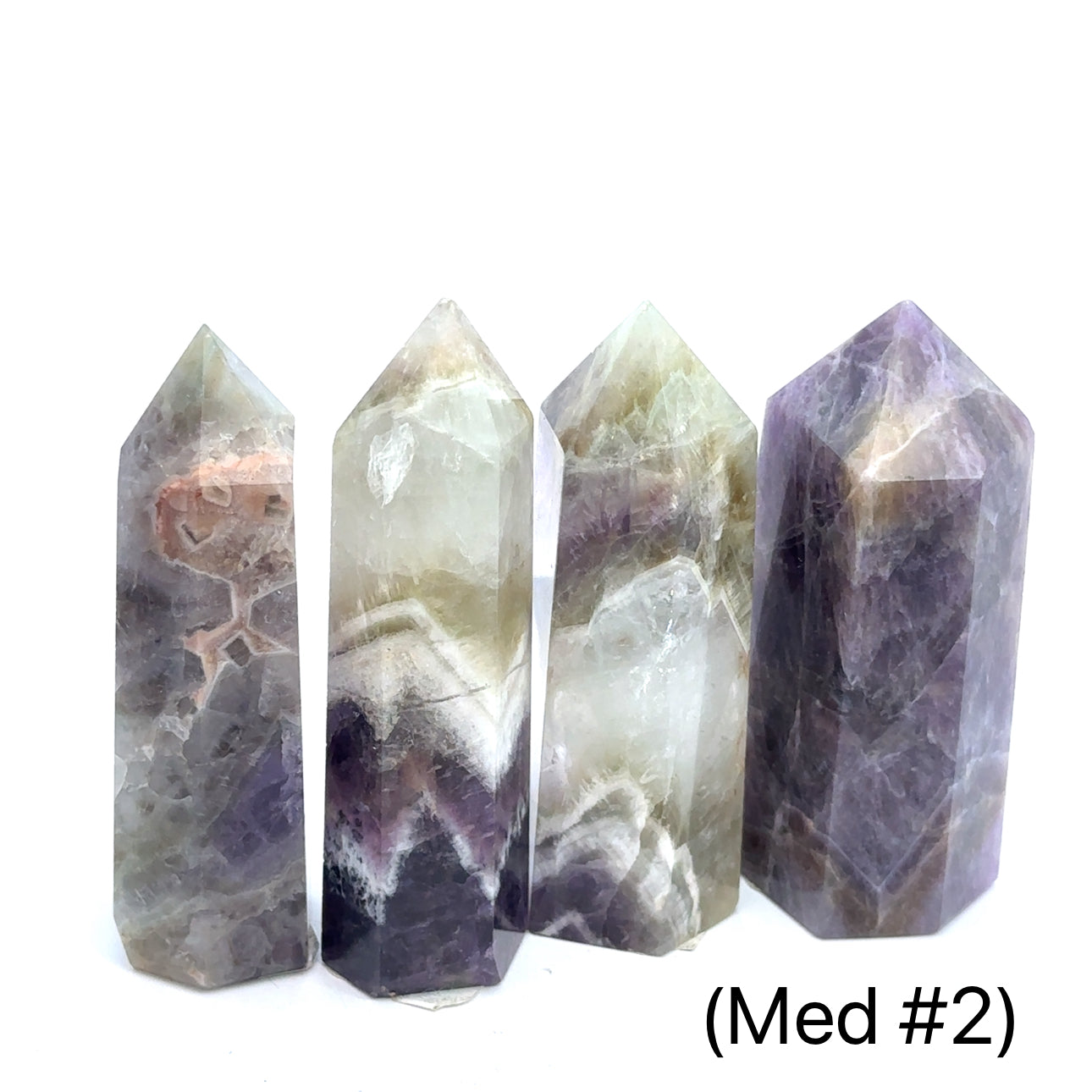 Amegreen Gemstone Tower med 2 on white front overview