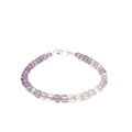 Ametrine Gemstone Bracelet on white center overview