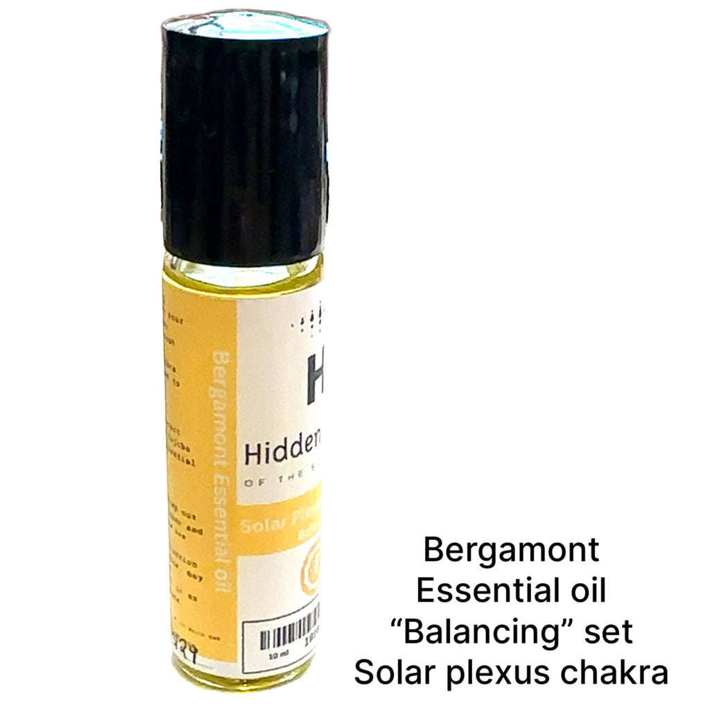 Balancing Series Chakra Essential Oil Blends Bergamot front view