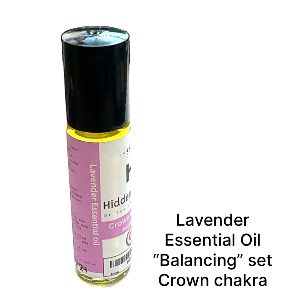 Balancing Series Chakra Essential Oil Blends Lavender front view
