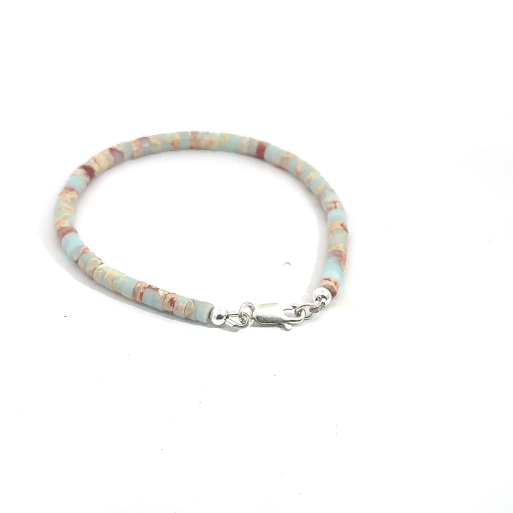 Bracelet  on white backside over view