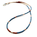 Ceramic Beaded Necklace on white front overview