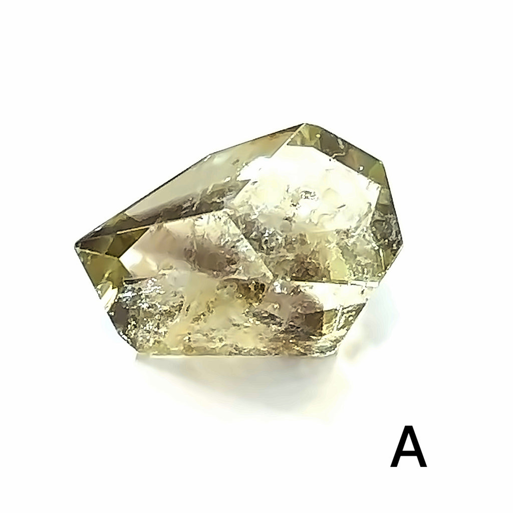 Citrine Free-Form Gemstone A on white overview