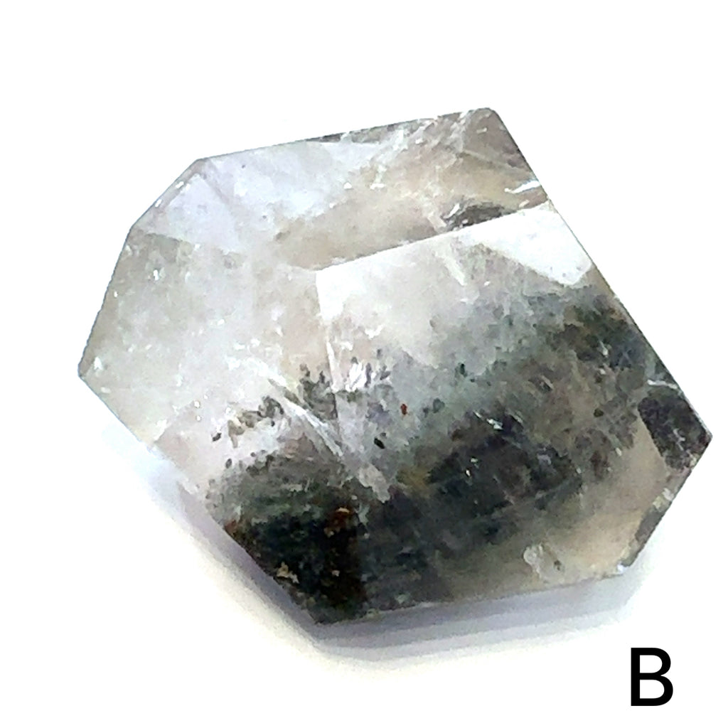 Garden Quartz Free-Form Gemstone B on white front view