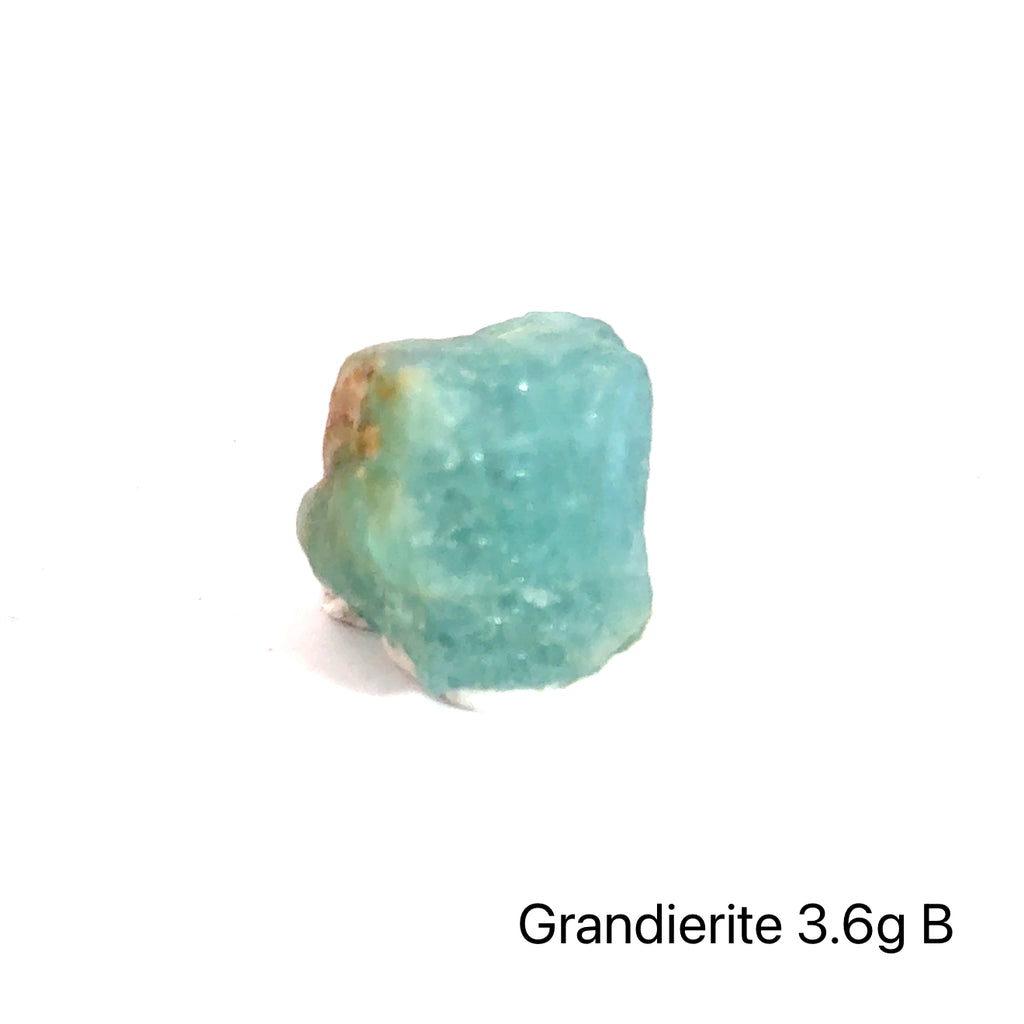 Grandidierite Raw Gemstone 3.6g front