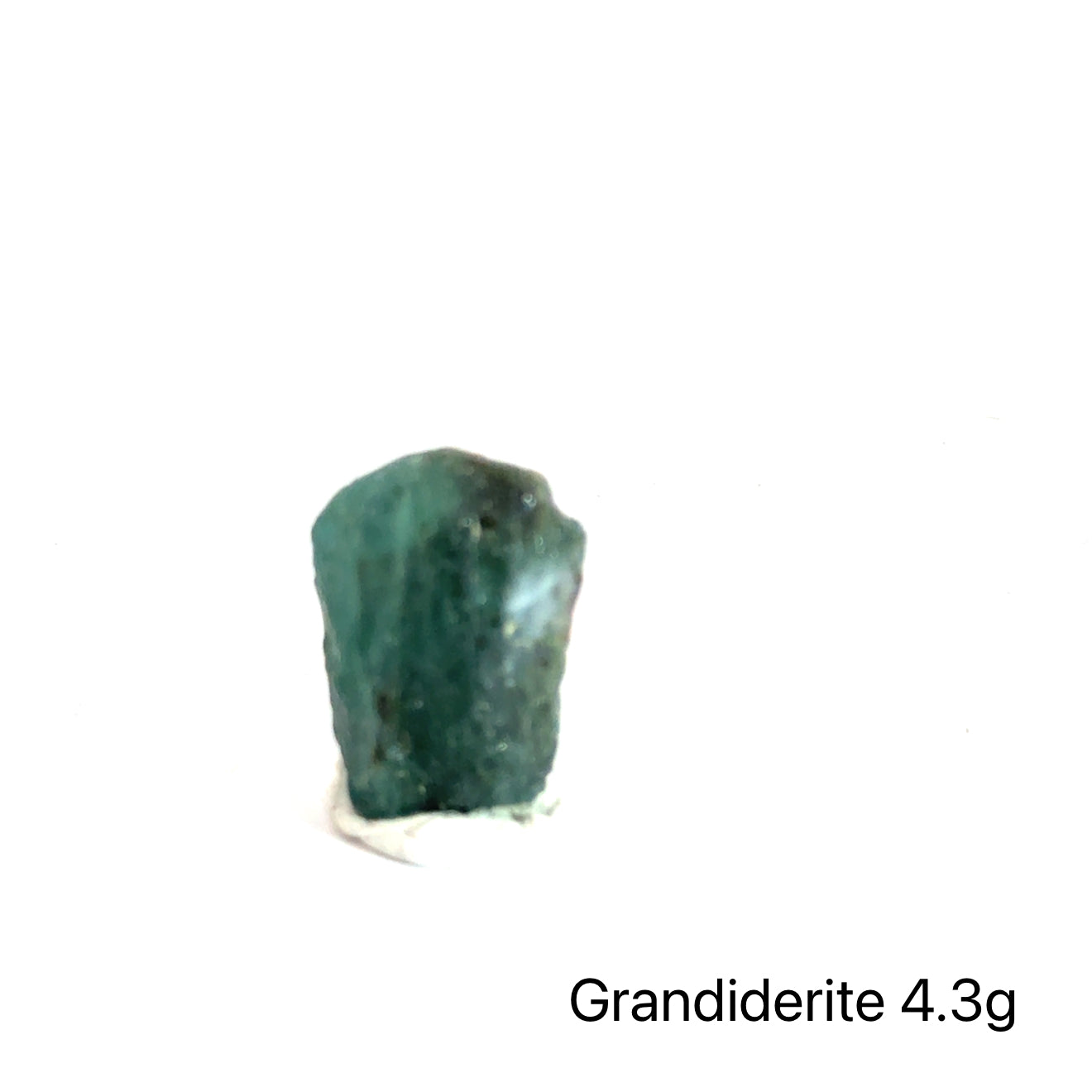 Grandidierite Raw Gemstone 4.3g  front