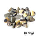 Healing Septarian crystal composed of Aragonite, Calcite, and Limestone (0-10g) on white center overview