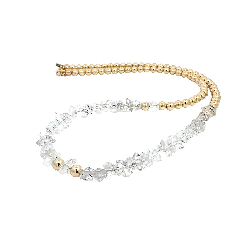 Herkimer Diamond Beaded Necklaces # A center overview 
