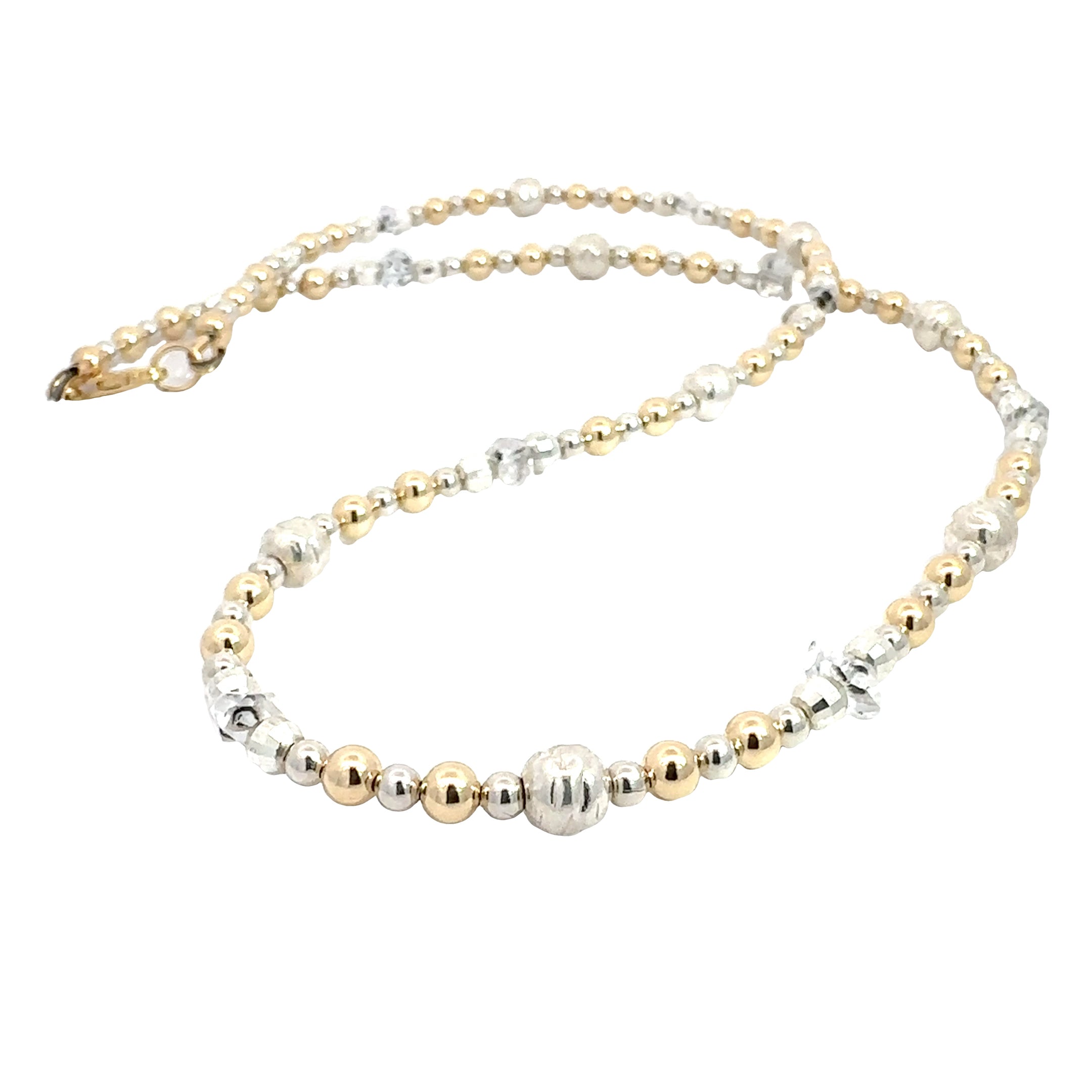 Herkimer Diamond Beaded Necklaces # B center overview