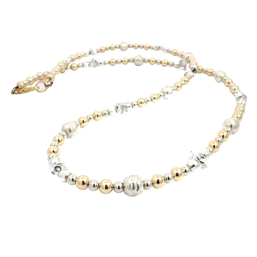 Herkimer Diamond Beaded Necklaces # B center overview
