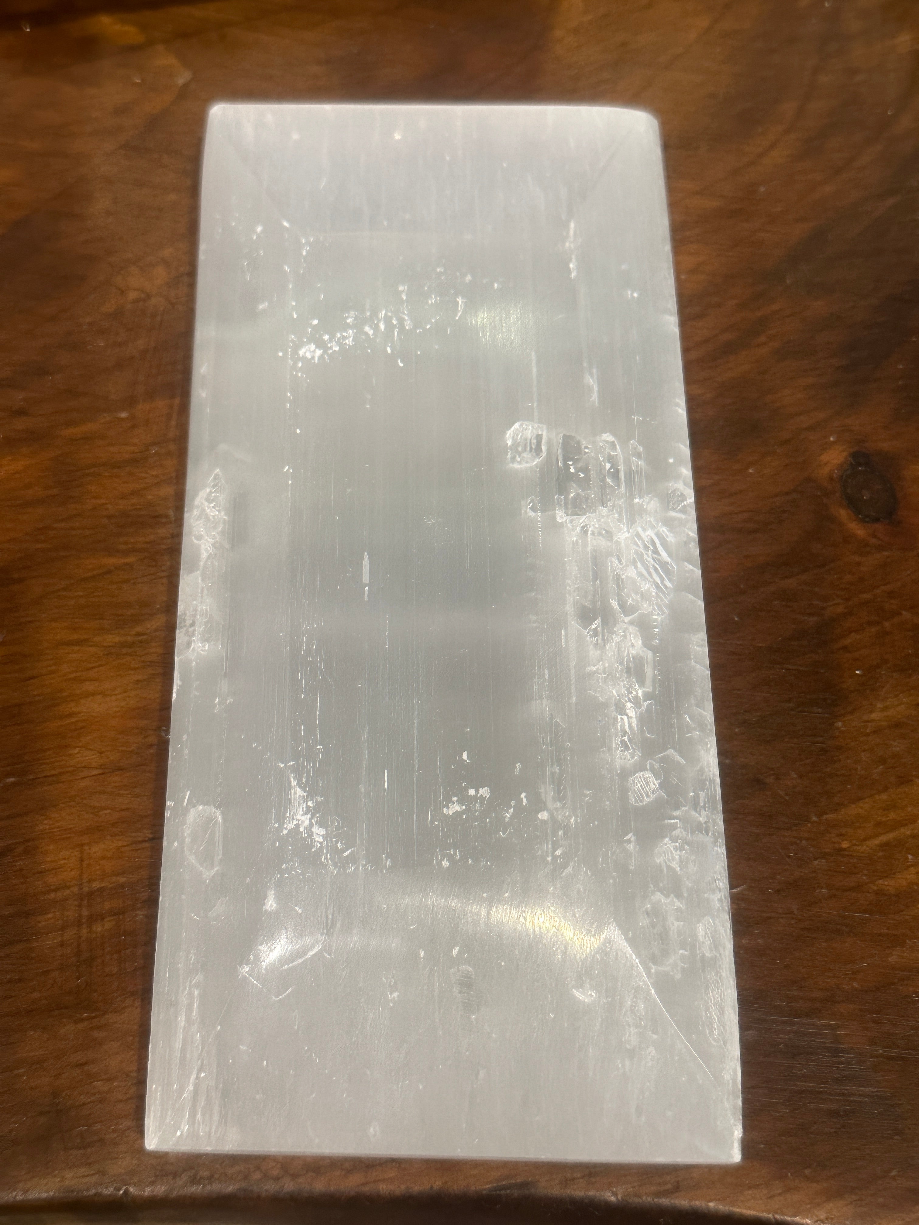 Selenite gemstone plates/ disks