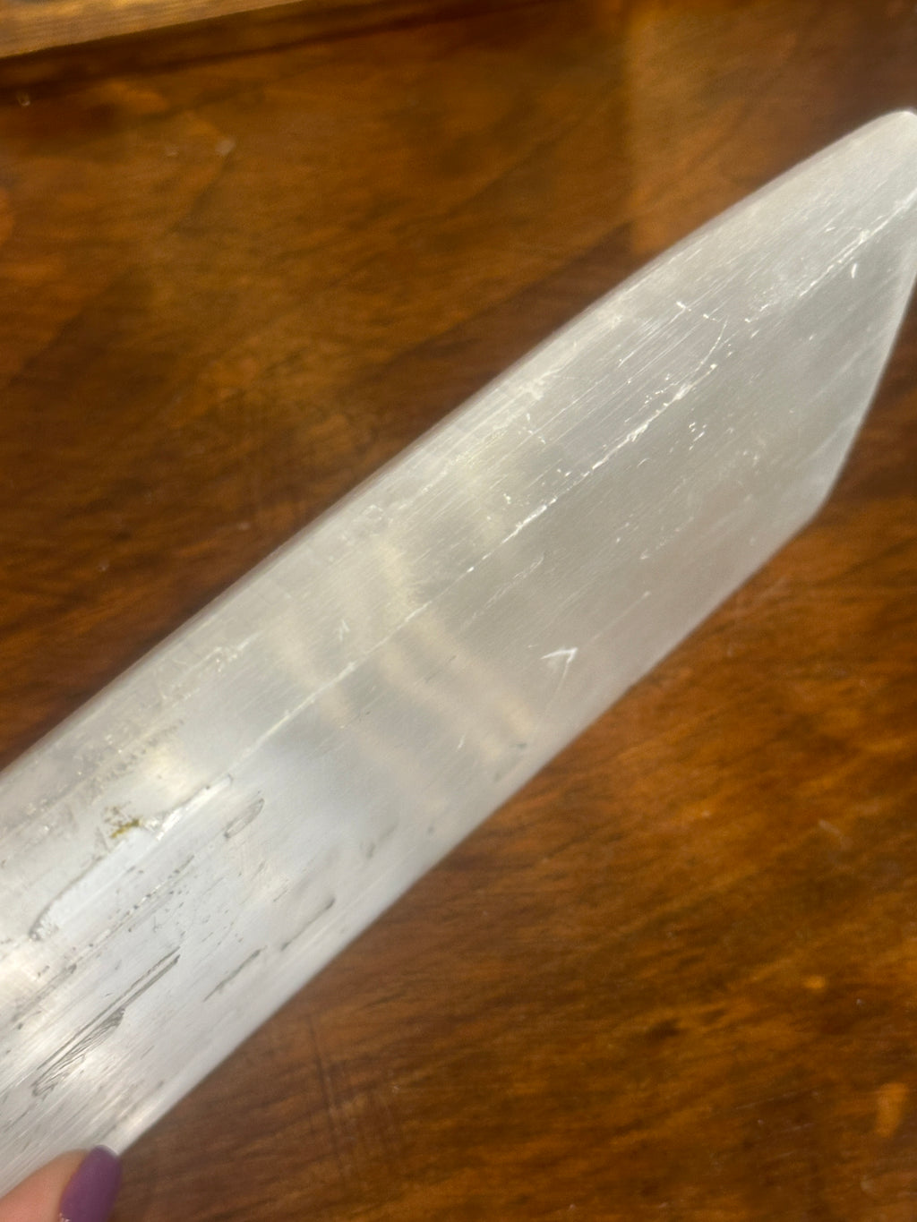 Selenite gemstone plates/ disks