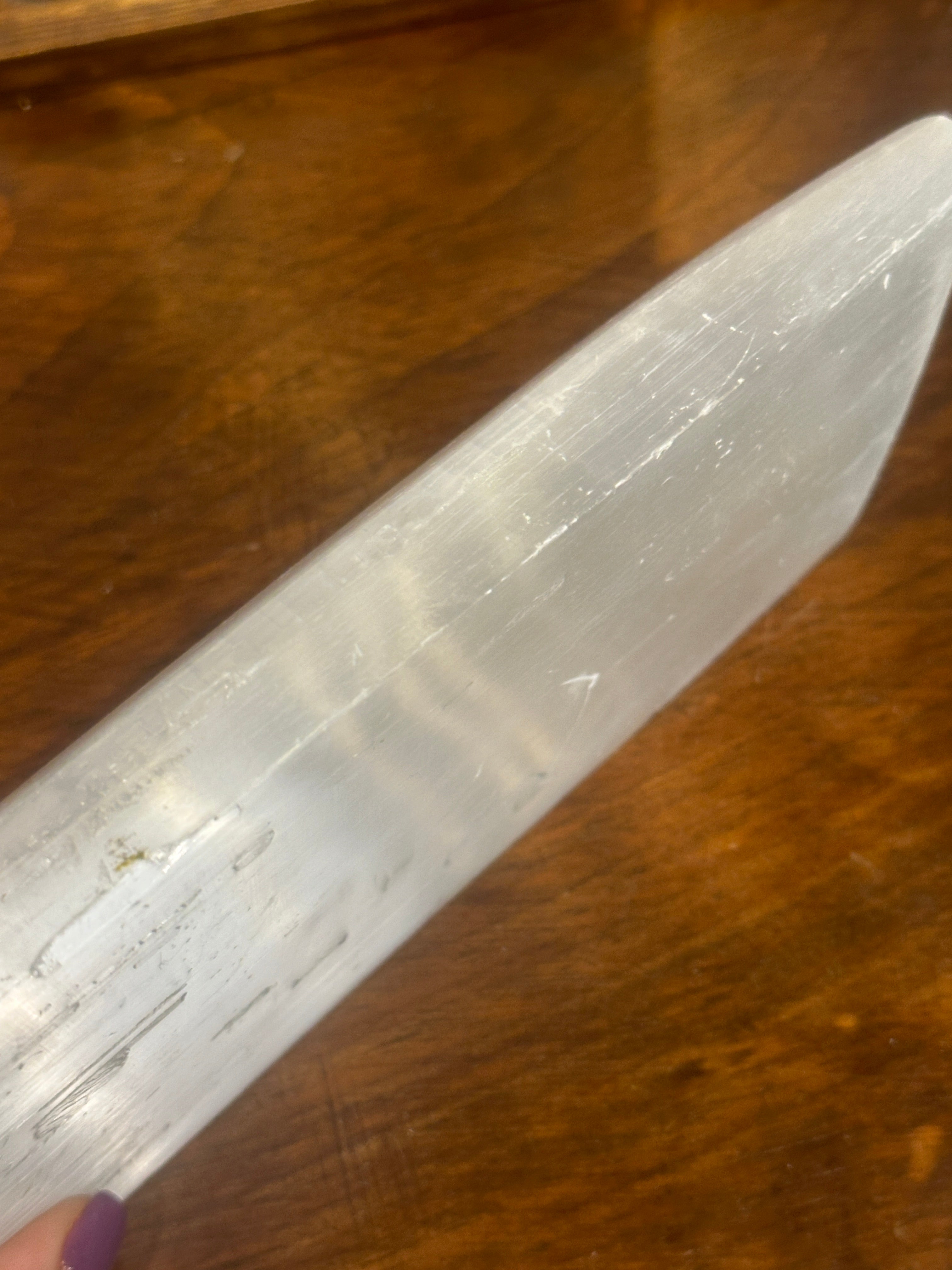 Selenite gemstone plates/ disks