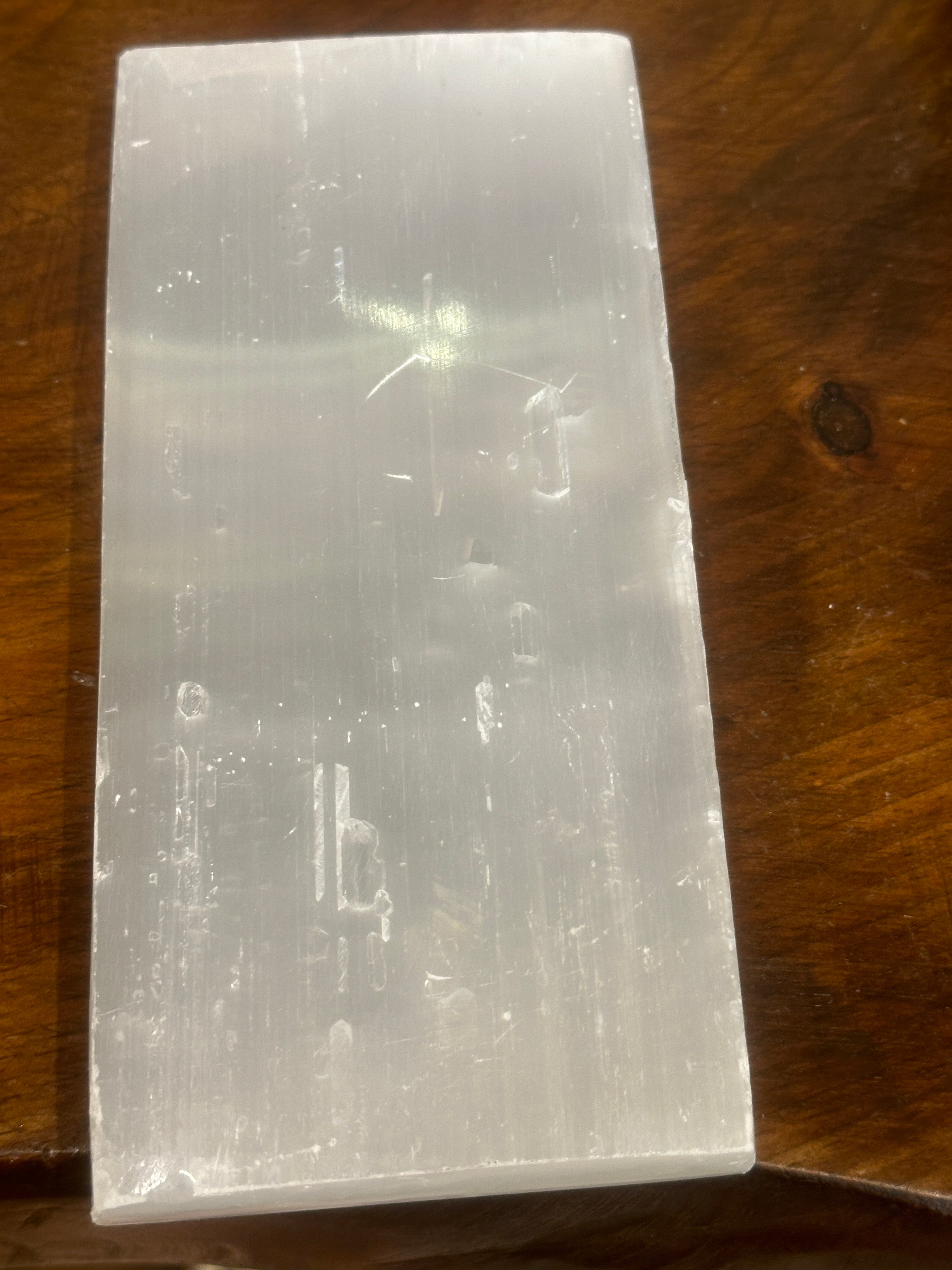 Selenite gemstone plates/ disks