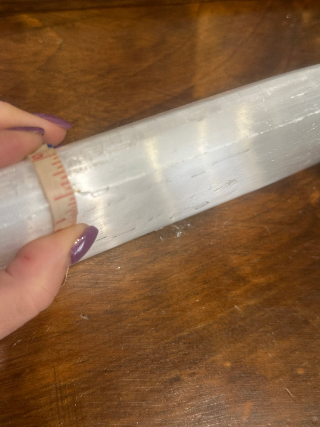 Selenite gemstone plates/ disks