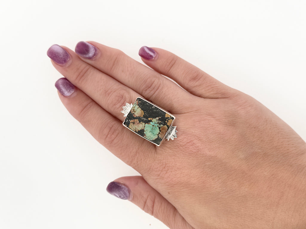 Blackjack Turquoise Statement Ring | Hidden Jewel of The South End