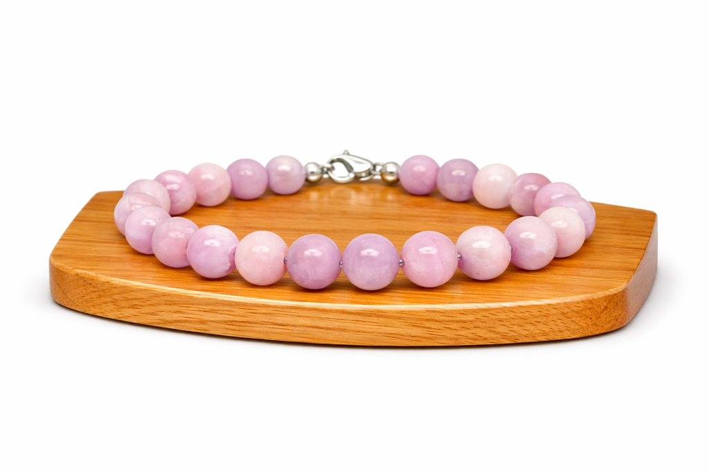 Kunzite gemstone bracelet, Jewelry