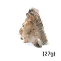 Orange River Quartz Gemstone (27g) B on white front overview