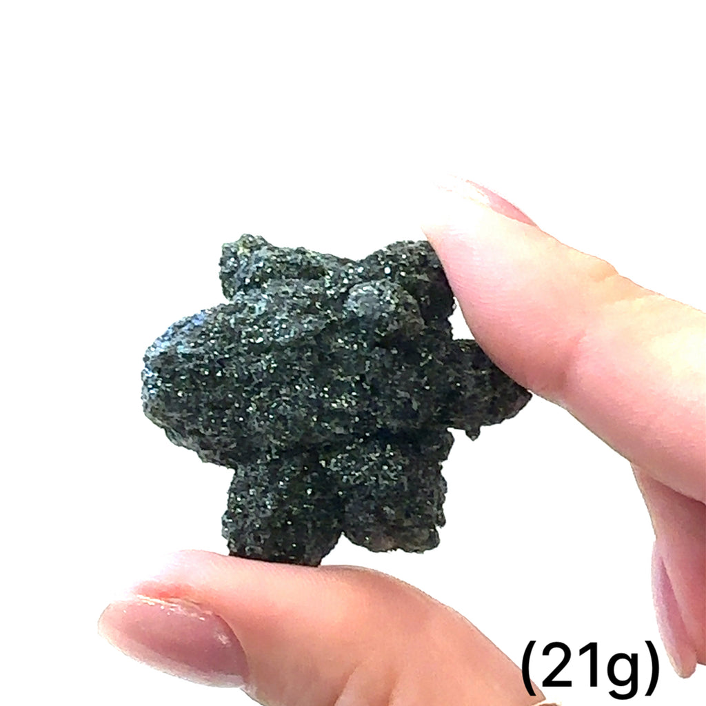 Primalite Raw Gemstone (21g) on white overview