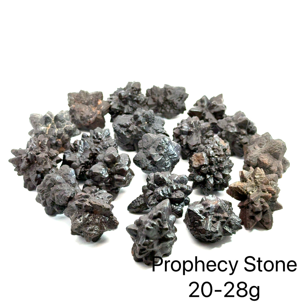 Prophecy Stone Gemstone on white 20-28g front view